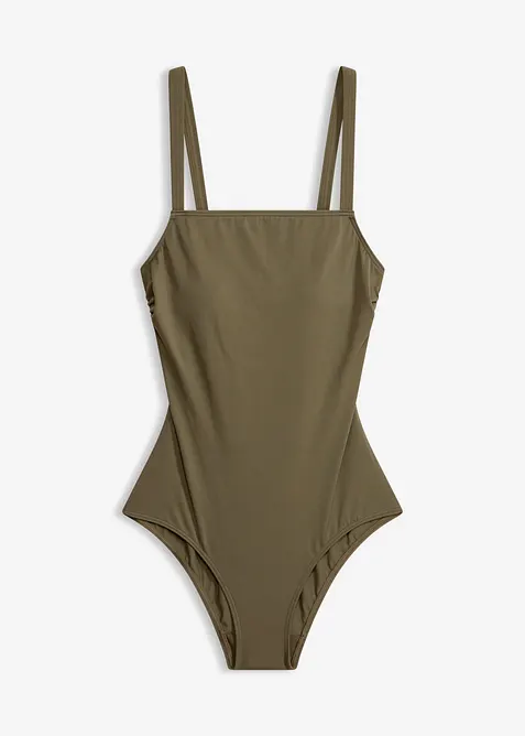 Costume intero con scollatura squadrata, bonprix