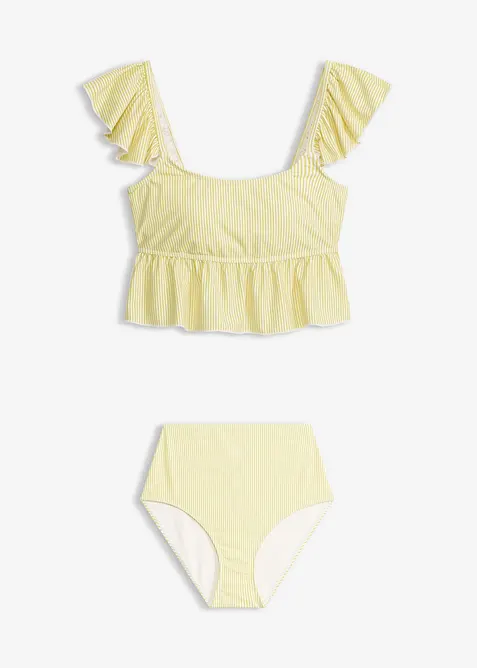 Tankini con volant (set 2 pezzi), bonprix