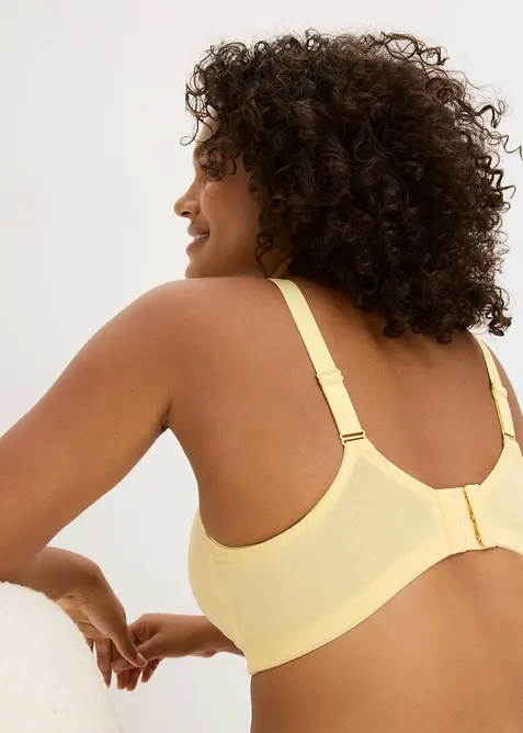 Reggiseno senza ferretto  con cotone biologico (pacco da 2), bonprix