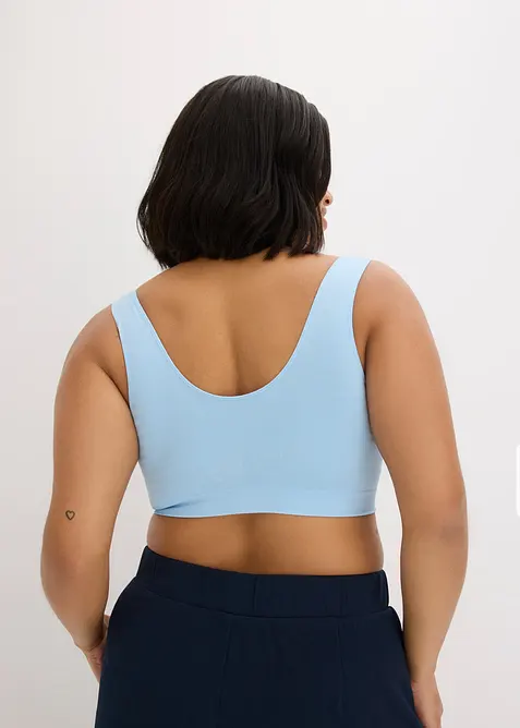 Reggiseno bustier senza cuciture Feel Comfort (pacco da 2), bonprix