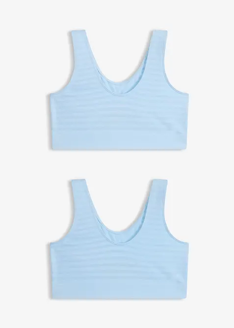 Reggiseno bustier senza cuciture Feel Comfort (pacco da 2), bonprix