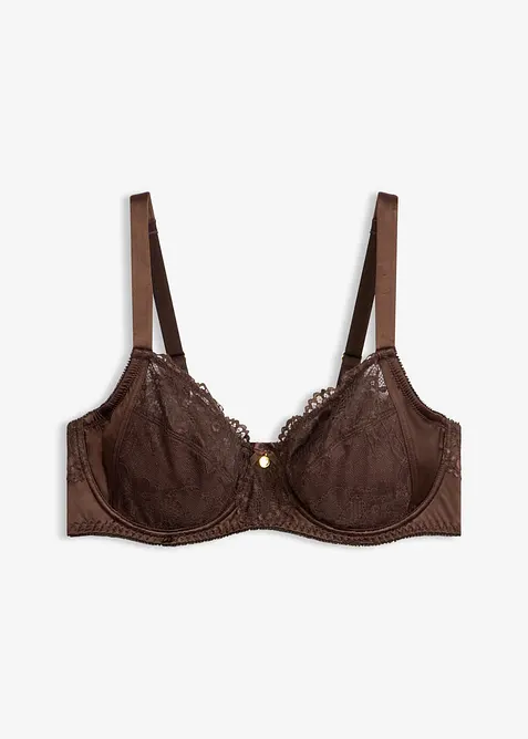 Reggiseno con ferretto ed effetto lucido, bonprix