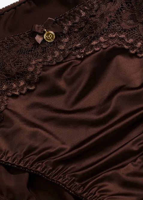 Slip alto con effetto lucido, bonprix