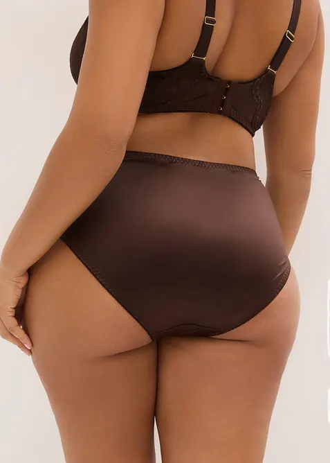 Slip alto con effetto lucido, bonprix