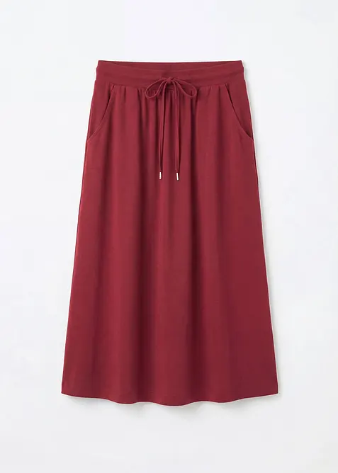 Gonna in jersey di misto cotone, bonprix
