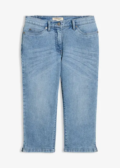 Jeans elasticizzati straight, vita media, bonprix