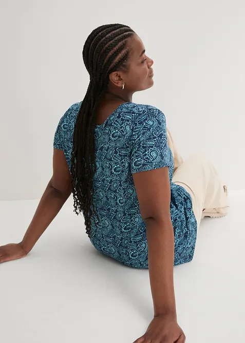 Tunica in maglina a maniche corte, bonprix