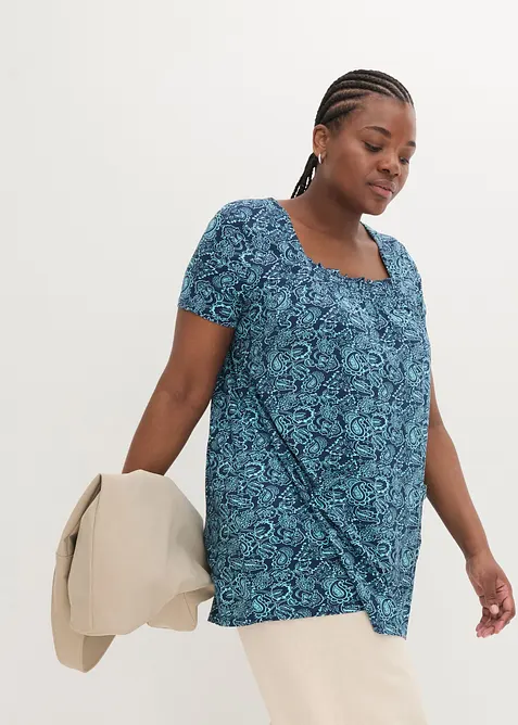 Tunica in maglina a maniche corte, bonprix