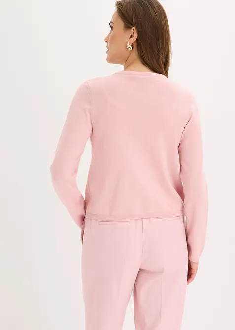 Cardigan semplice in filato fine, bonprix