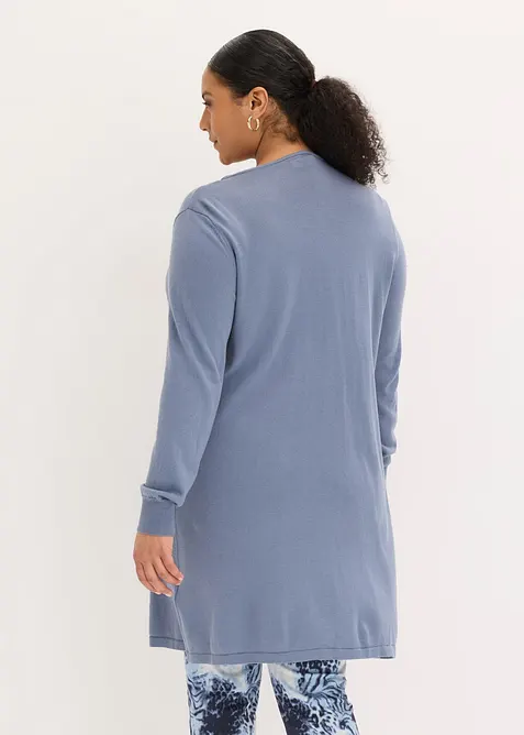 Cardigan lungo in misto cotone, bonprix