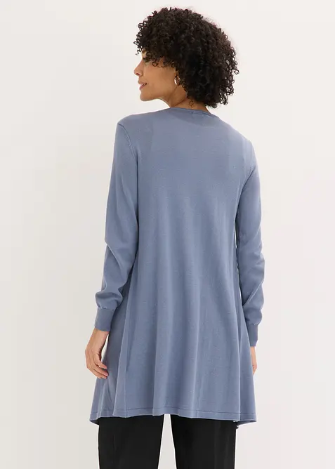 Cardigan lungo in misto cotone, bonprix