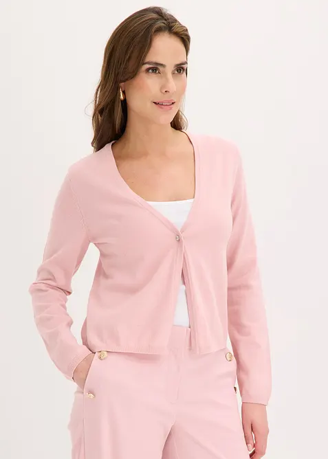 Cardigan semplice in filato fine, bonprix