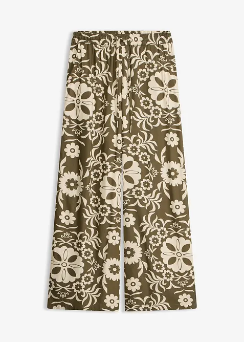 Pantaloni larghi in viscosa fluida, bonprix