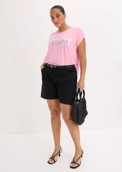 Maglia lunga in misto viscosa, bonprix