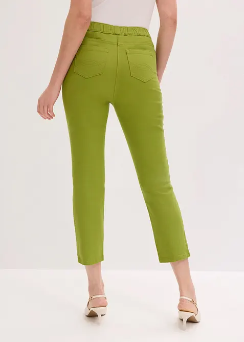 Pantaloni cropped elasticizzati, bonprix
