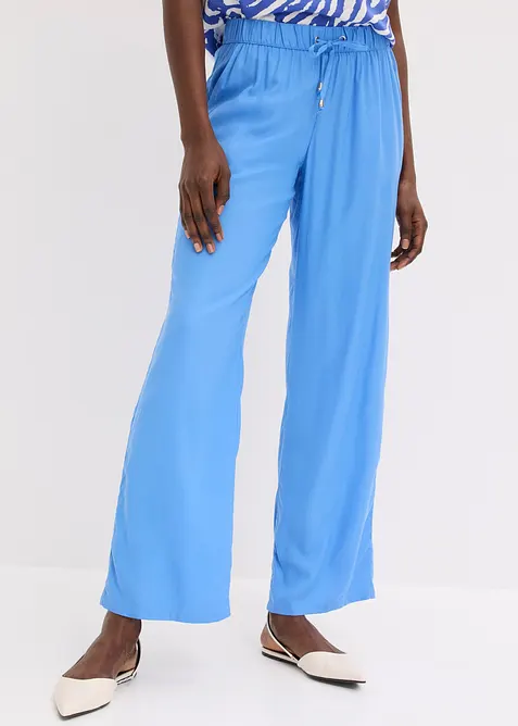 Pantaloni  in viscosa con elastico in vita, bonprix
