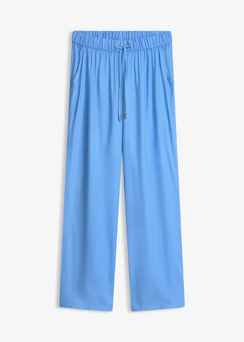 Pantaloni  in viscosa con elastico in vita, bonprix