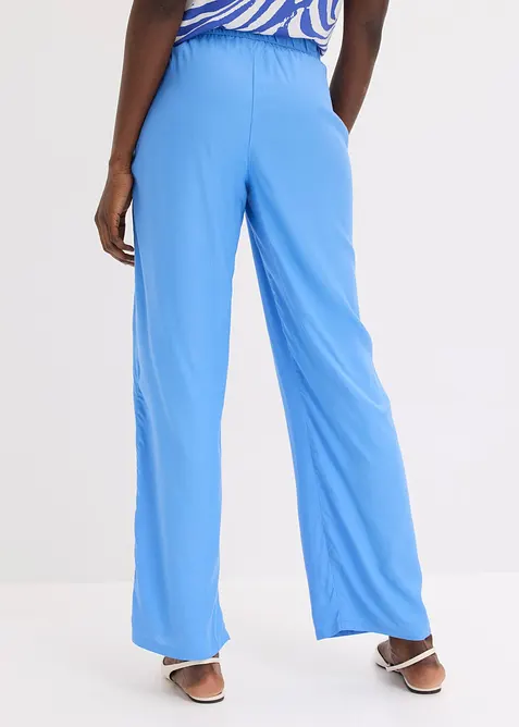Pantaloni  in viscosa con elastico in vita, bonprix