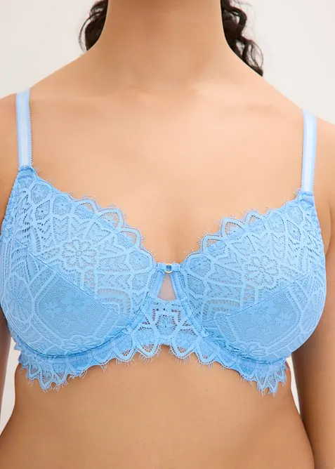 Reggiseno minimizer con dettagli dorati, bonprix