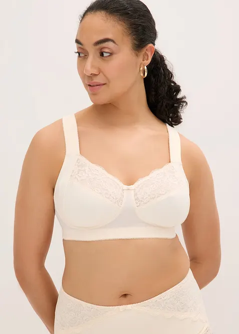 Reggiseno contenitivo senza ferretto con spalline imbottite, bonprix