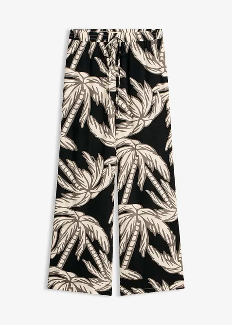 Pantaloni larghi in viscosa fluida, bonprix