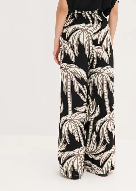 Pantaloni larghi in viscosa fluida, bonprix