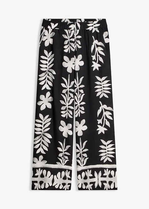 Pantaloni fantasia in viscosa fluida, bonprix