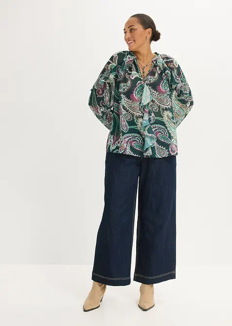 Tunica con volant, bonprix