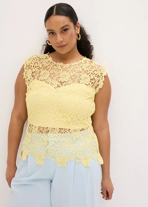 Top in pizzo, bonprix