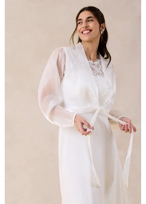 Bolero da annodare in tulle fine, bonprix