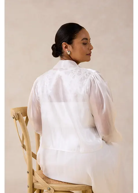 Bolero da annodare in tulle fine, bonprix