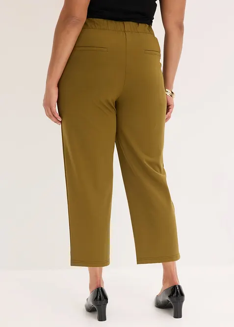 Pantaloni barrel con pinces, bonprix