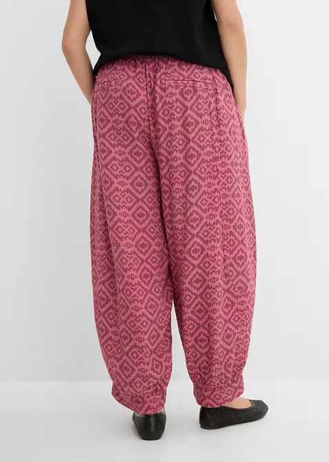 Pantaloni a palloncino in puro cotone, bonprix