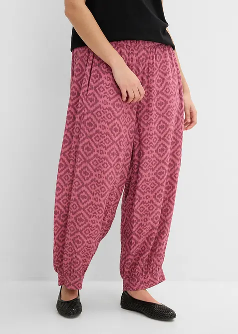 Pantaloni a palloncino in puro cotone, bonprix