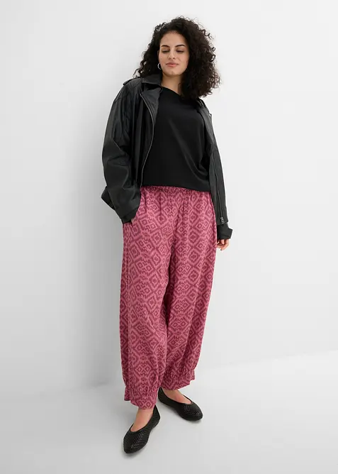 Pantaloni a palloncino in puro cotone, bonprix