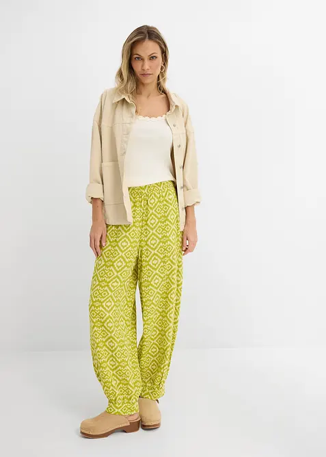 Pantaloni alla turca in puro cotone, bonprix