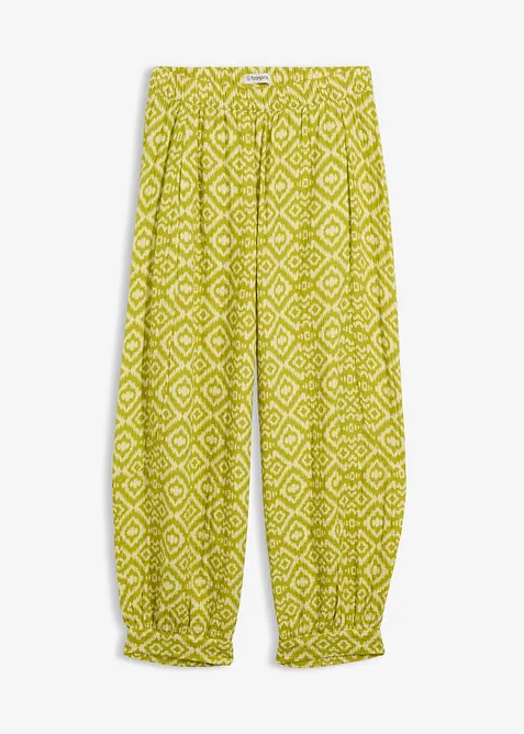 Pantaloni alla turca in puro cotone, bonprix