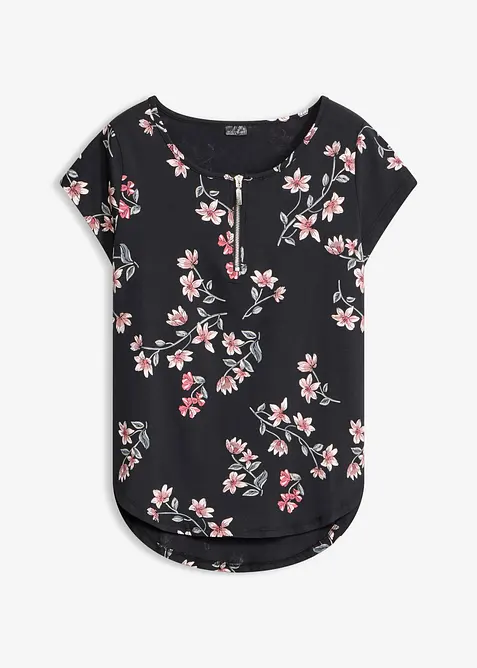 Maglia oversize in misto cotone, bonprix