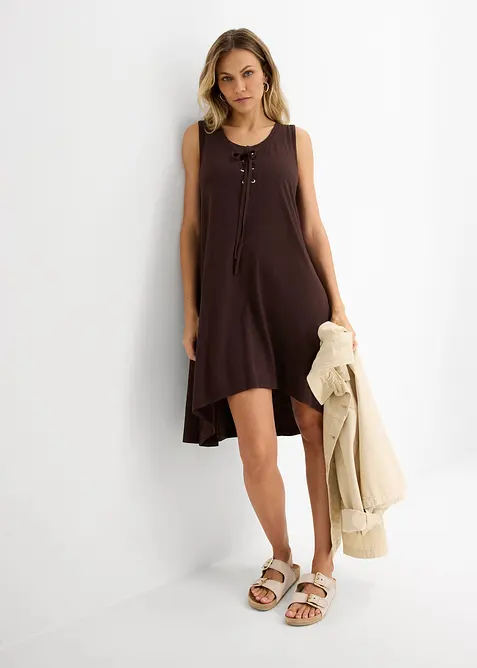 Abito di jersey con laccetto intrecciato, bonprix