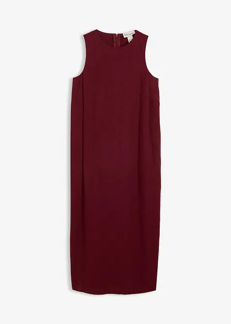 Abito lungo in misto viscosa con tasche, bonprix