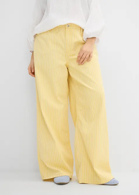 Pantaloni in twill di puro cotone, bonprix