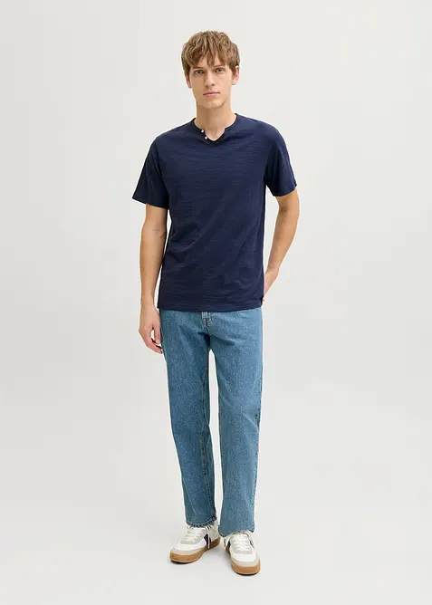 Maglia serafino JJ REBEL in puro cotone, JJ REBEL