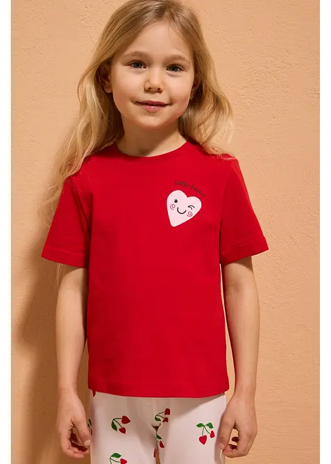 T-shirt in puro cotone biologico (pacco da 3), bonprix