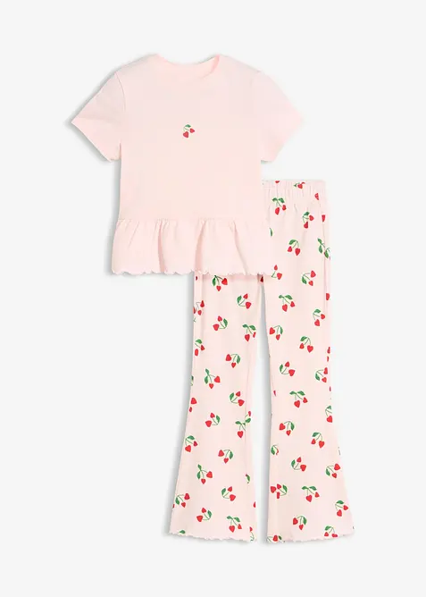 Maglia e leggings svasati (set 2 pezzi), bonprix