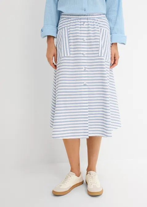 Gonna in puro cotone, bonprix