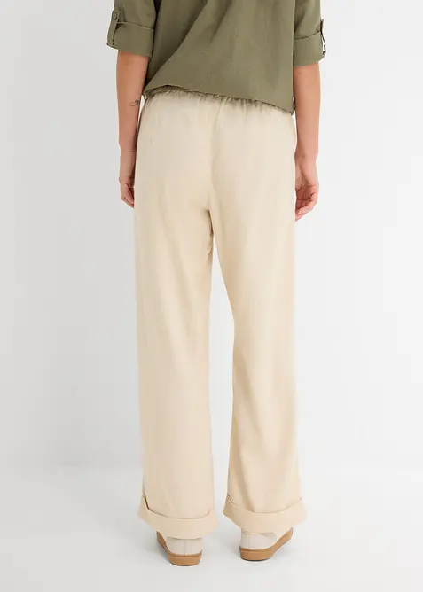 Pantaloni utility con orlo risvoltato, bonprix