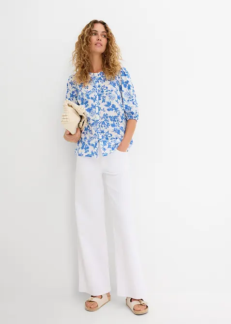 Blusa in puro cotone, bonprix