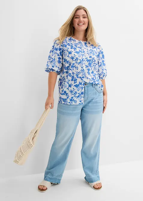 Blusa in puro cotone, bonprix