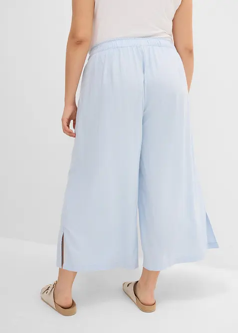 Pantaloni a palazzo in misto lino, bonprix