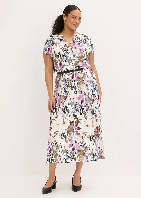 Gonna in viscosa fluente, bonprix